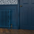 CI-RK760-LG-207-DEEP-SPACE-BLUE - Rook Blue 2 Column Victorian Cast Iron Radiator H760mm x W839mm CI-RK760-LG-207-DEEP-SPACE-BLUE - Rook Blue 2 Column Victorian Cast Iron Radiator H760mm x W839mm